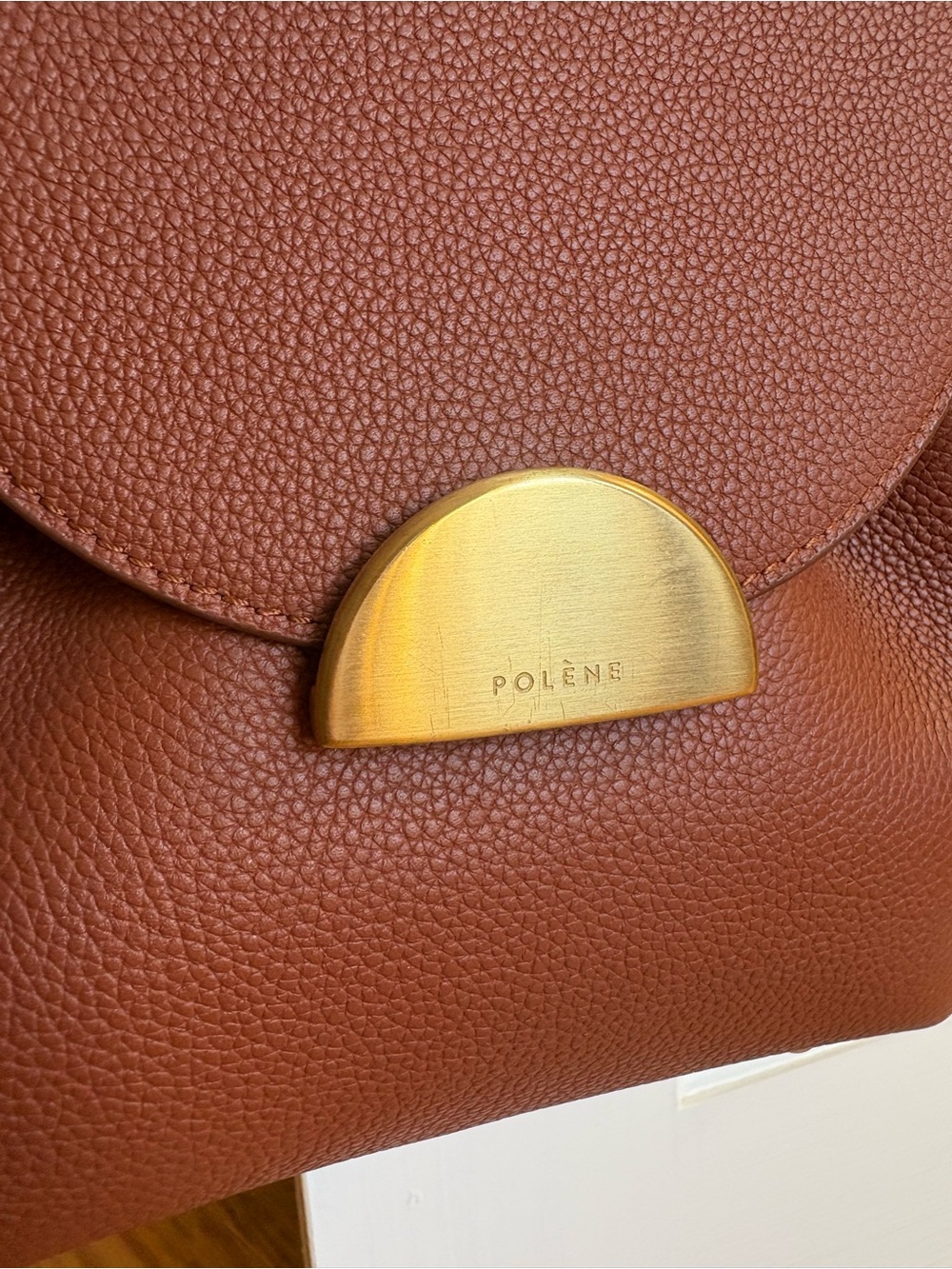 EUC Polene Numero Un Mini, Camel - Picture 3 of 6
